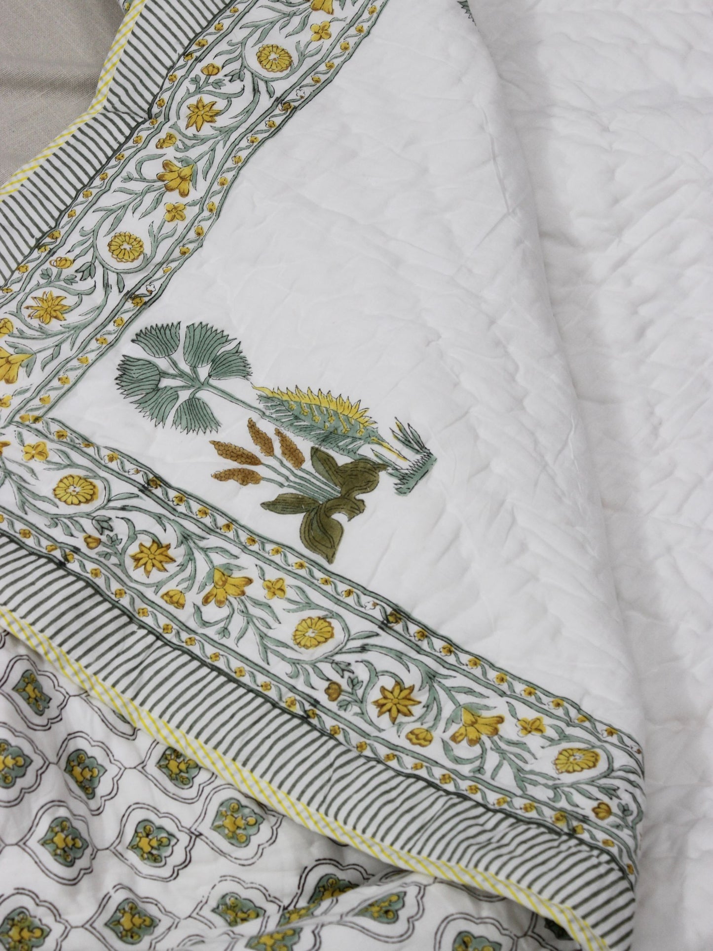 Spring Meadow Mulmul Quilt