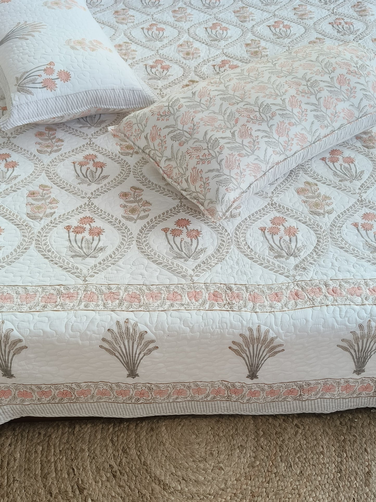 Padma Garden Quilted Bedcover