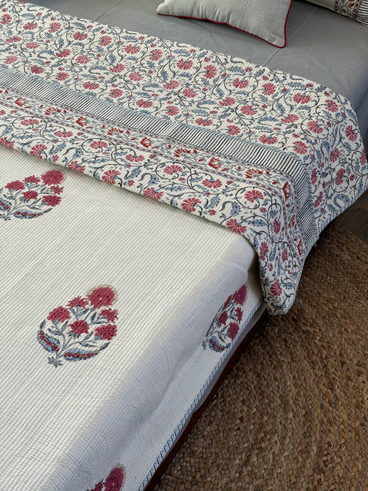 Bedcover Roshan Char Bagh cotton quilted