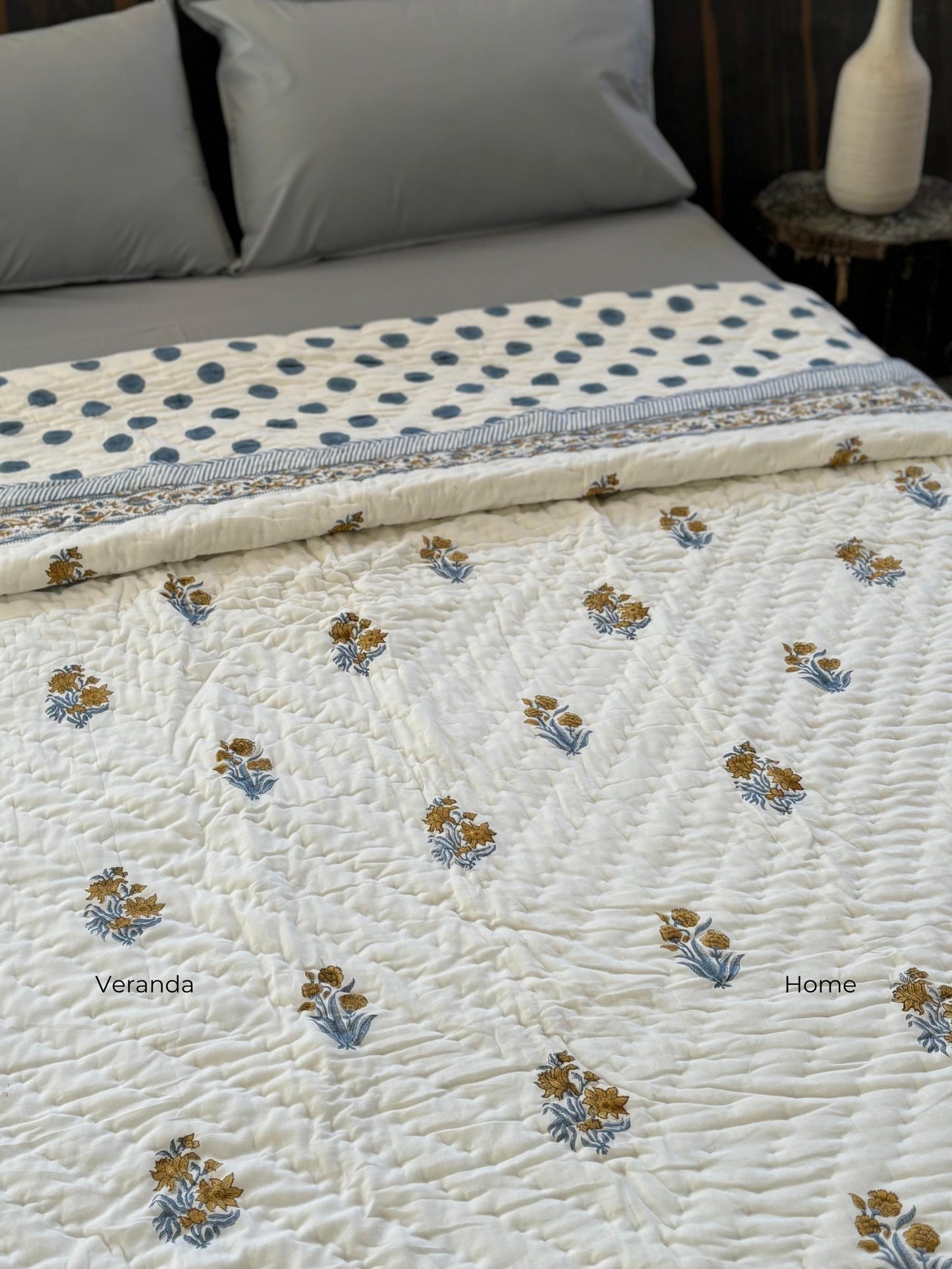 King size cotton quilt