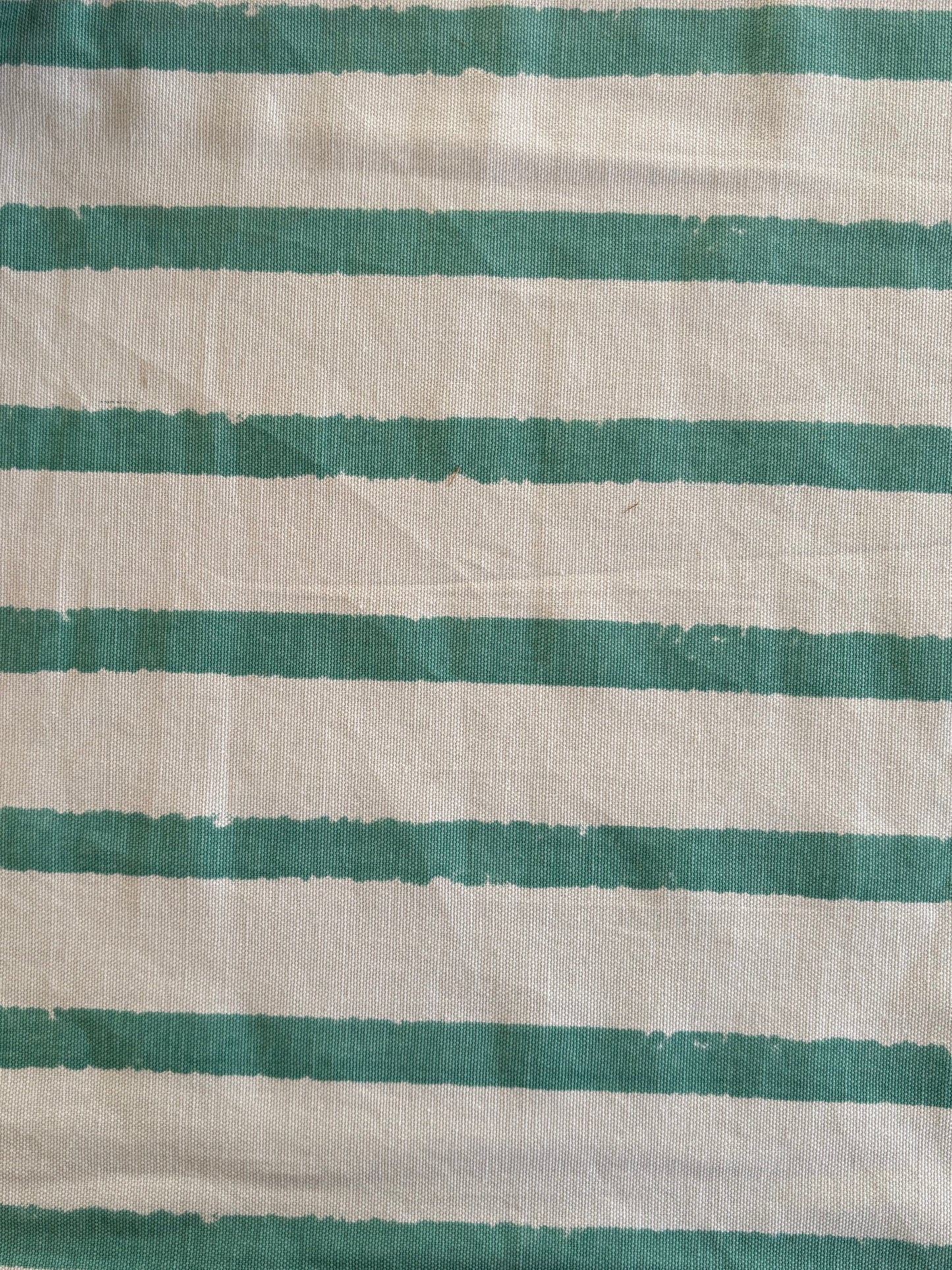 Green Stripe Table Cover