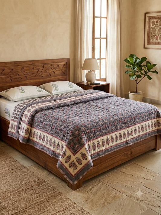 Bagh Print Cotton Quilt