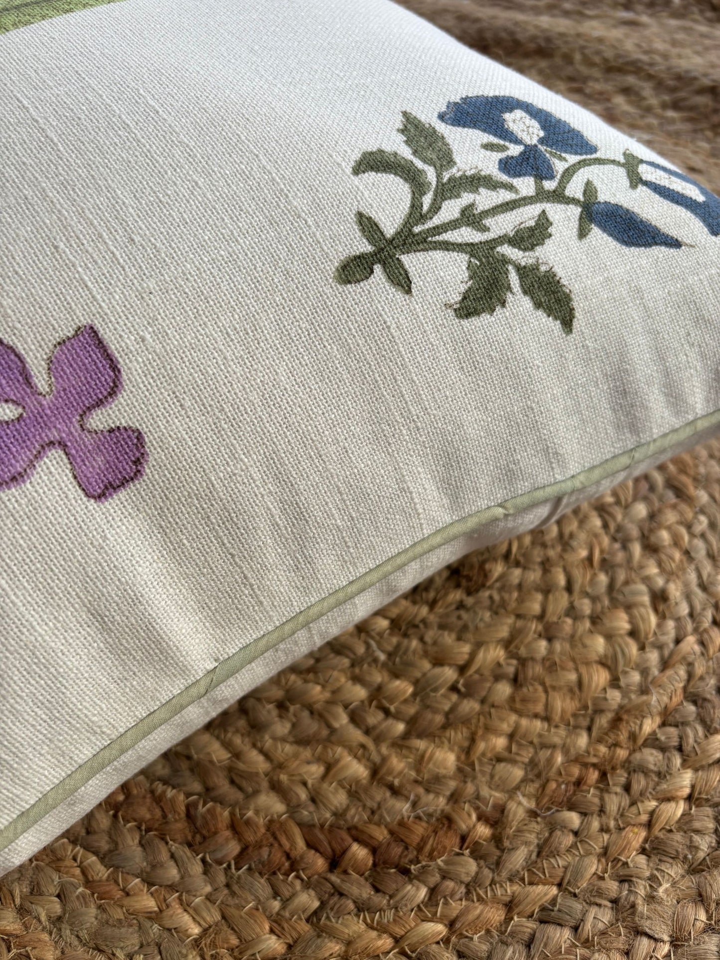 Floral Symphony Cushion Cover