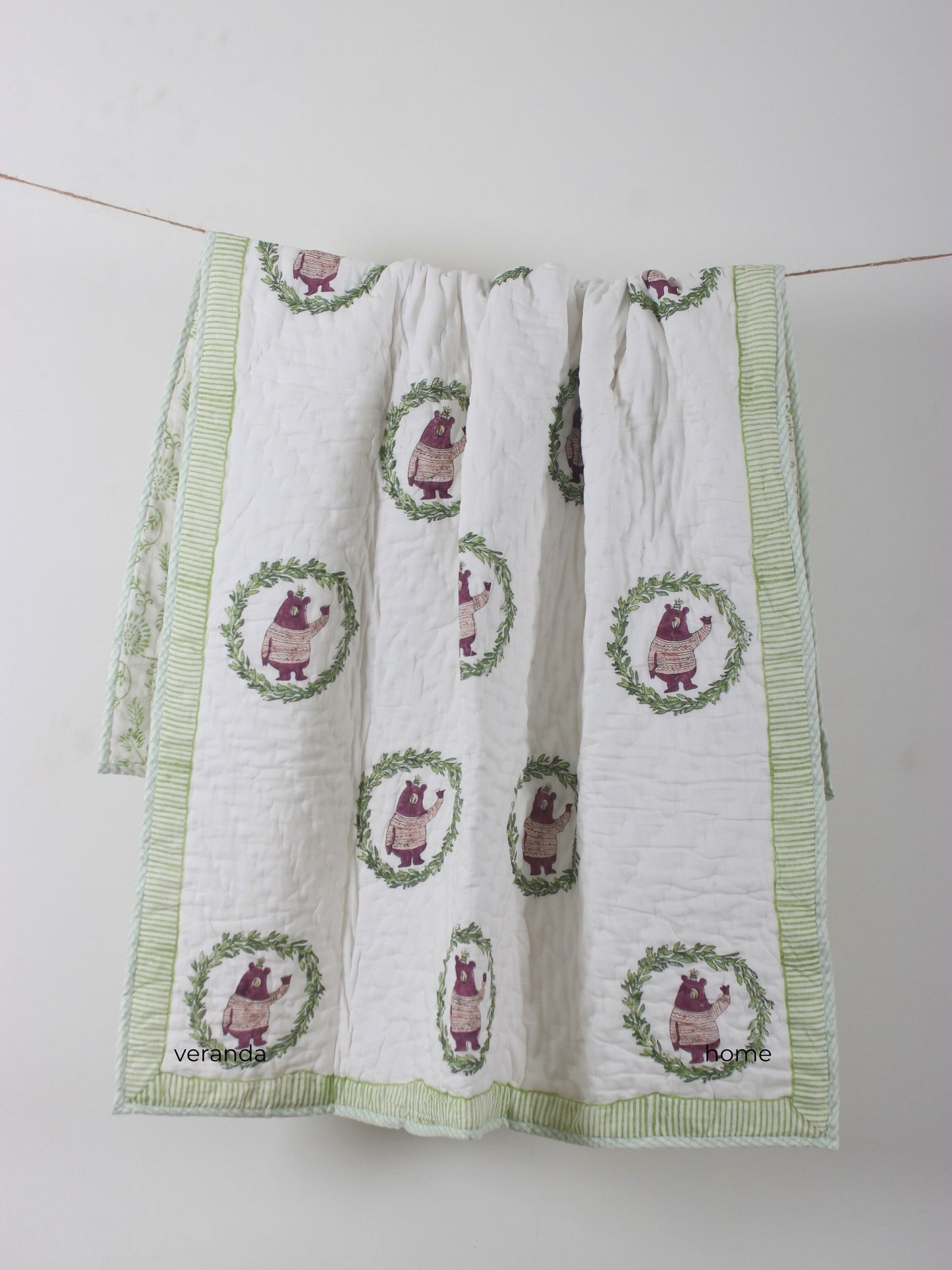 Polar Bear Baby Quilt