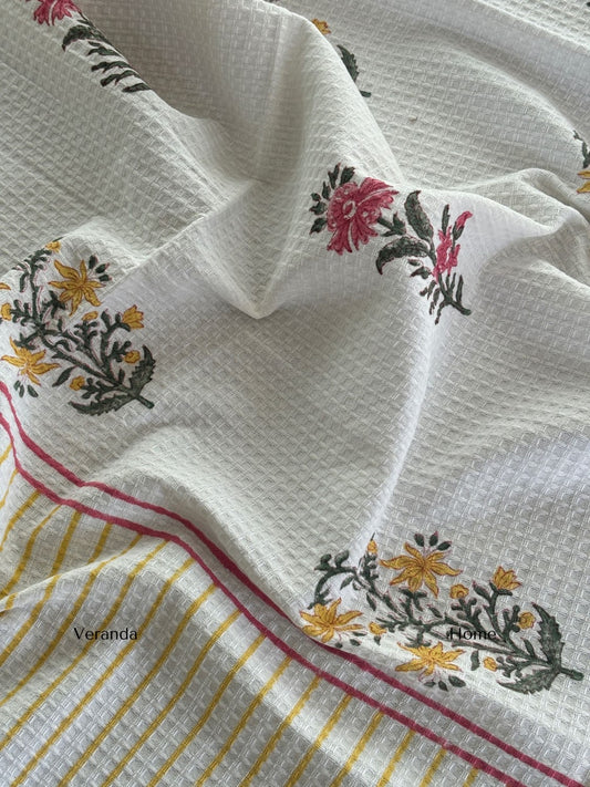 Sunlit Bloom Bath Towel