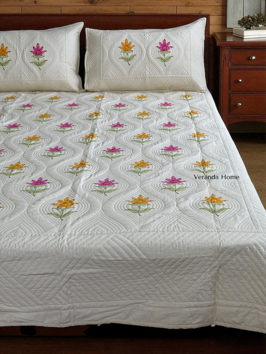 Kamalini Cotton Quilted Bedcover