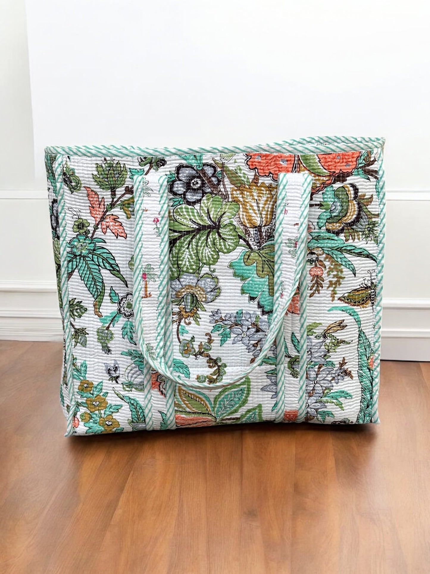 Bagh-e-Bahar Cotton Tote Bags