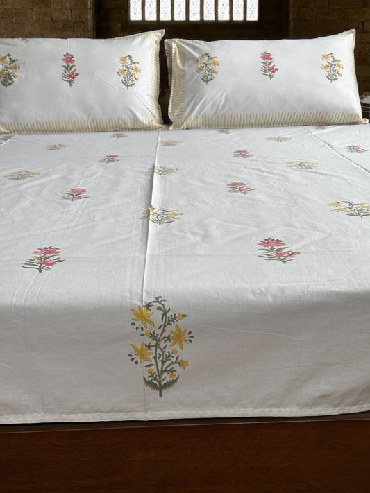 Sunset Flora Bedsheet