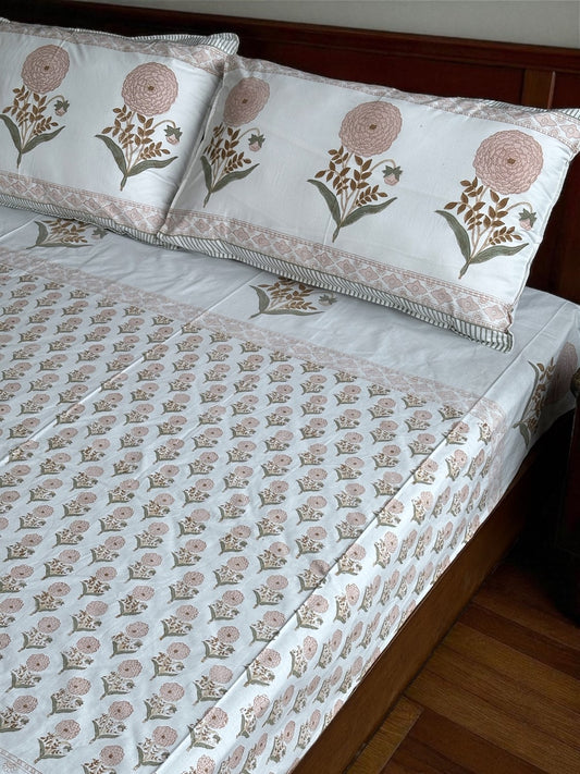 Peach Whisper Bedsheet