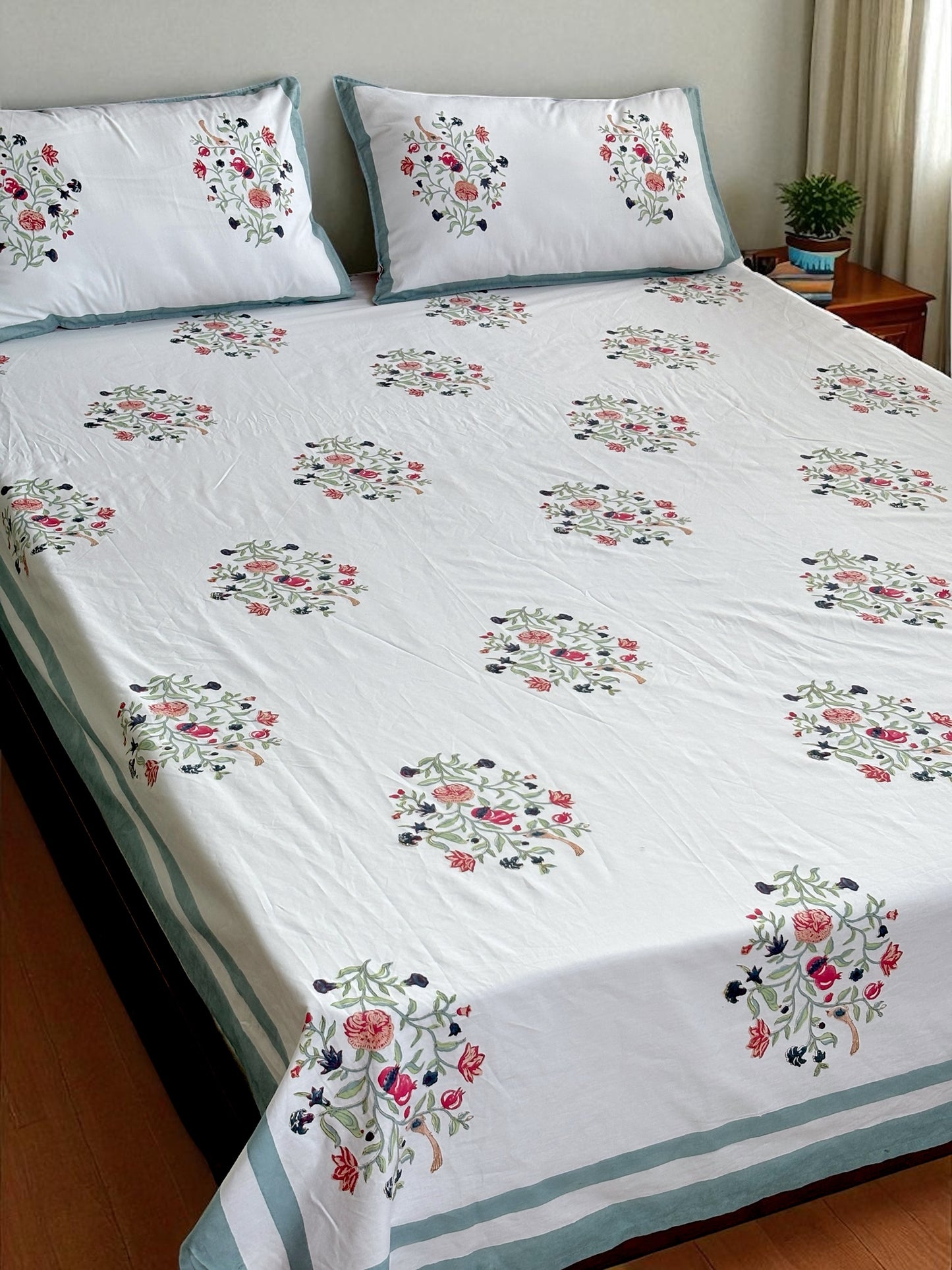 Chidiya Cotton Bedsheet