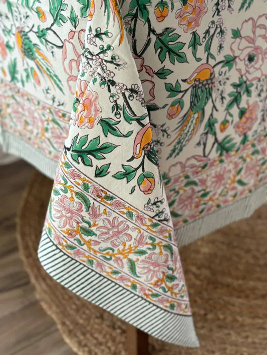Bird Print Tablecloth