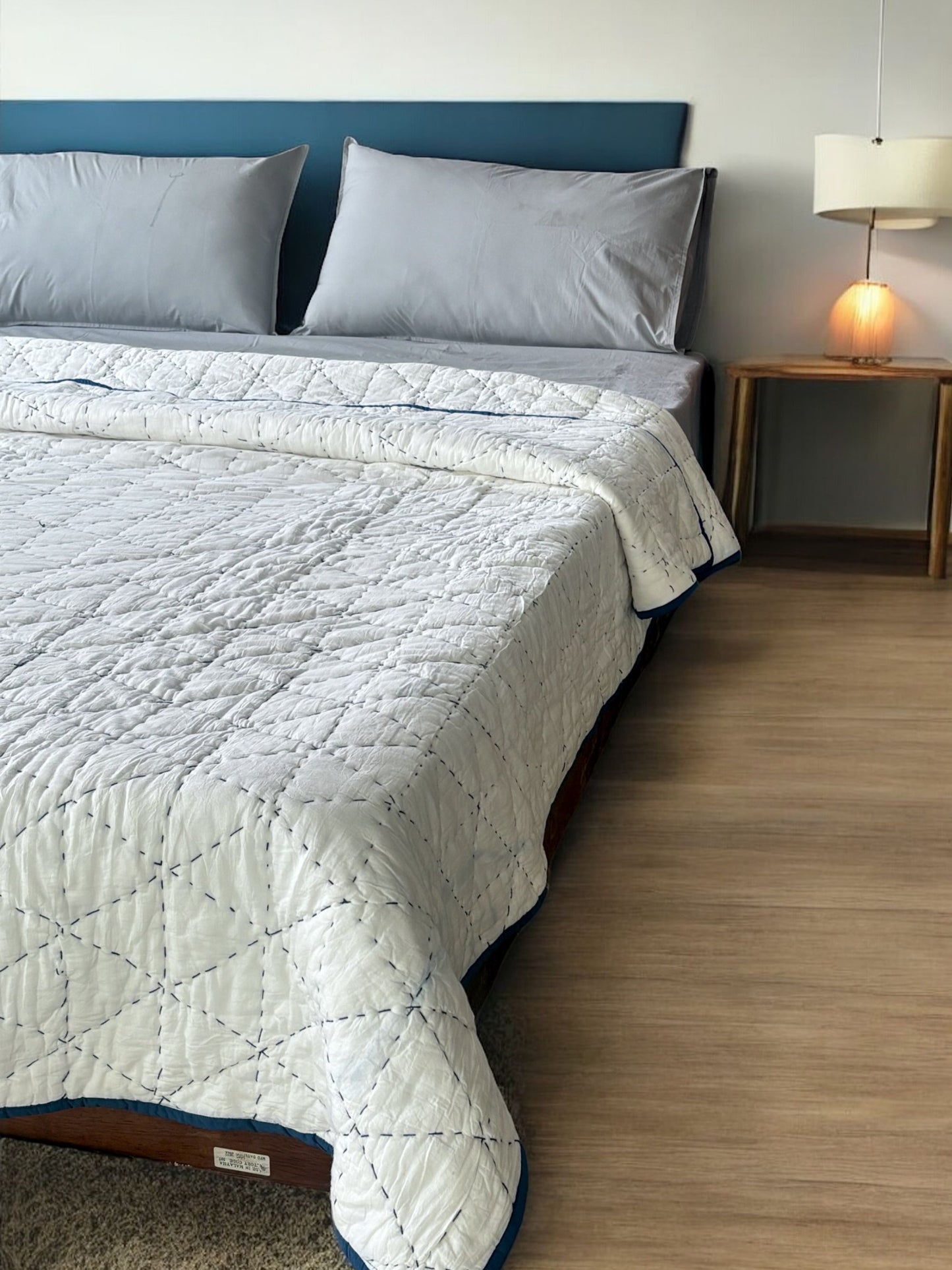 Cotton Diamond Kantha Quilts