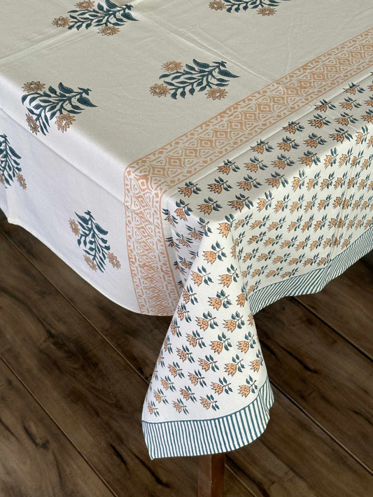 Komal Kali Block Print Table Cover