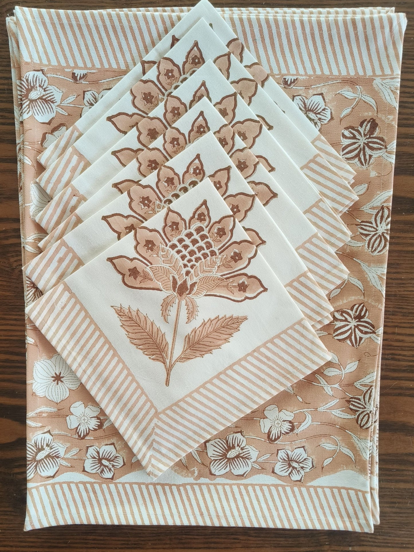 Floral Table mat & Napkin (set of 6 each)