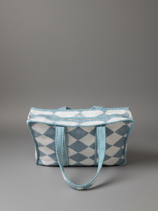 Harlequin Check Tote Bag