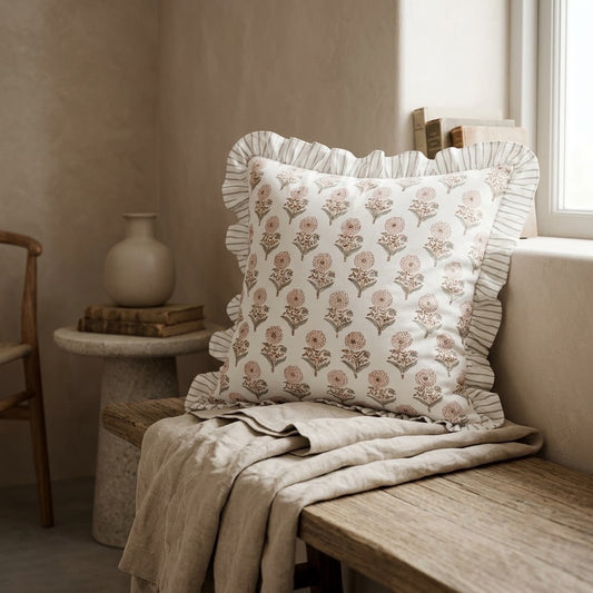marigold Cushions with frills