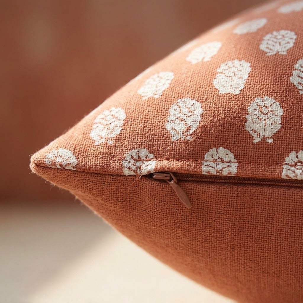 Surmai Buta Cushion cover