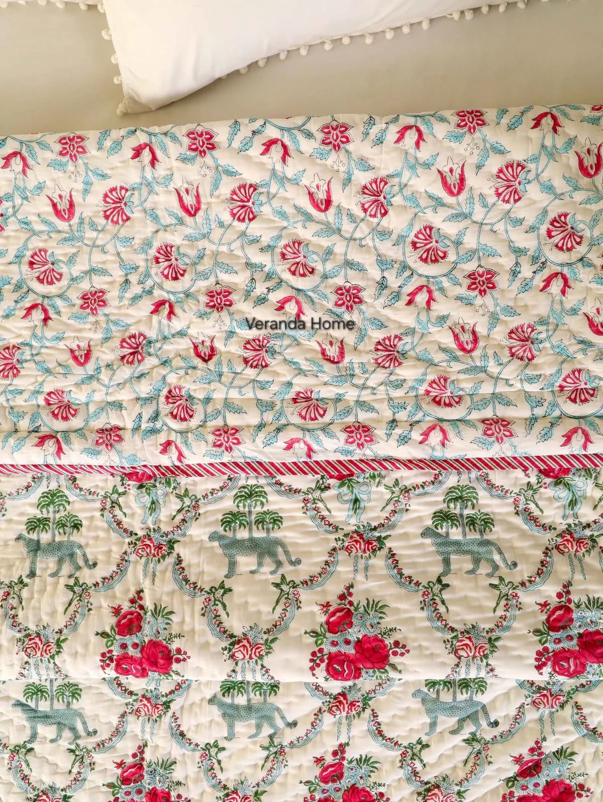 Hand block print quilts