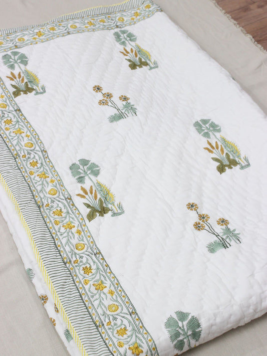 Spring Meadow Mulmul Quilt