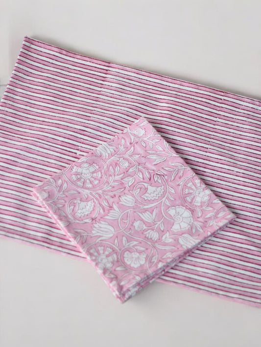 Block Print Table Placemats & Napkin (set of 6 each)