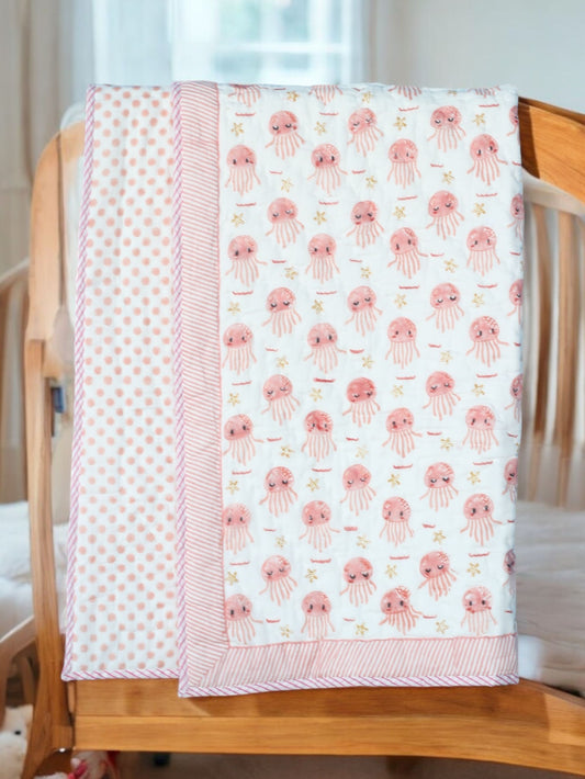 Jelly Fish Baby Quilt