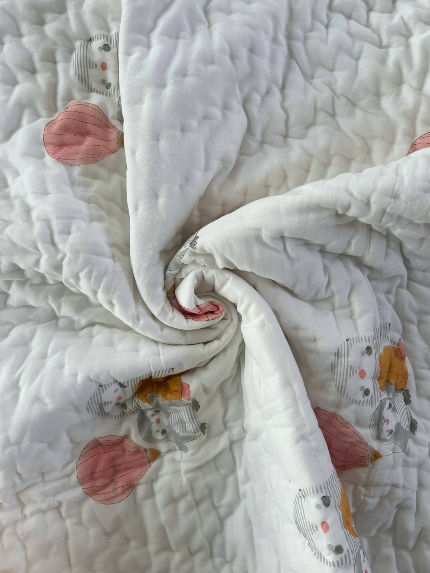 Penguin Mulmul Baby Quilt