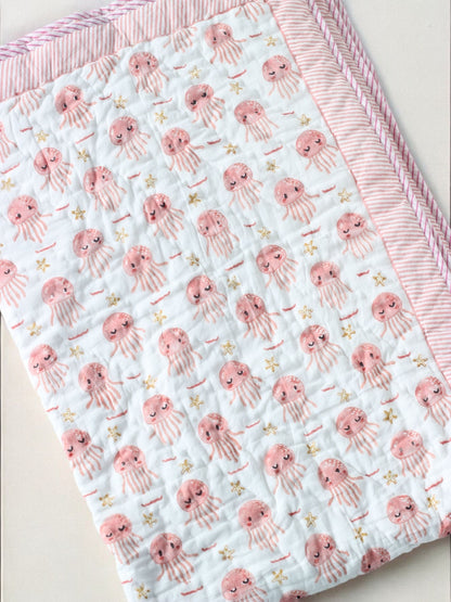 Jelly Fish Baby Quilt