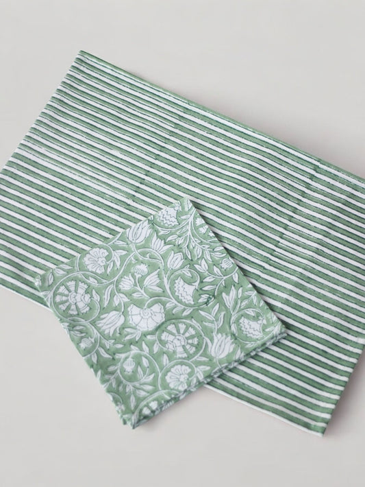 Block Print Table Placemats & Napkin (set of 6 each)