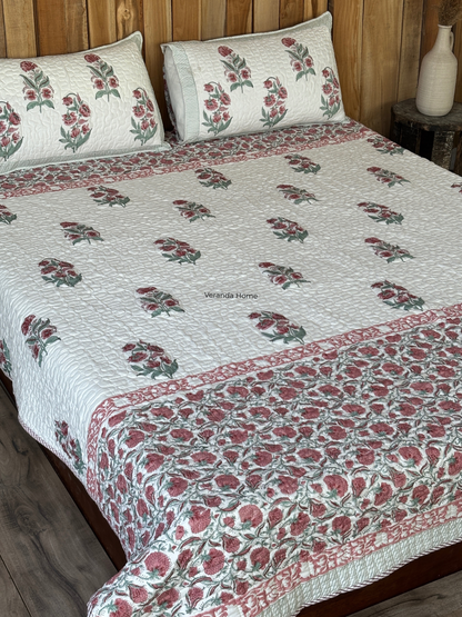 Palash Quilted Bedcover