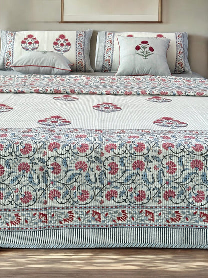 Bedcover Roshan Char Bagh cotton quilted