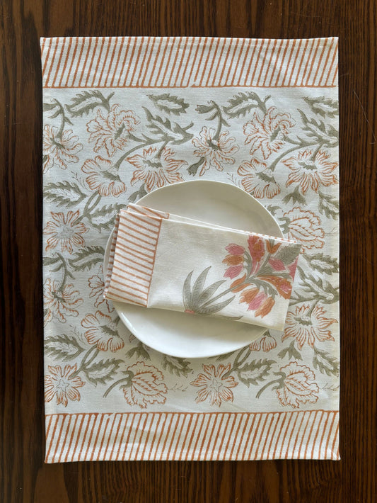 Autumn Garden Placemat Set
