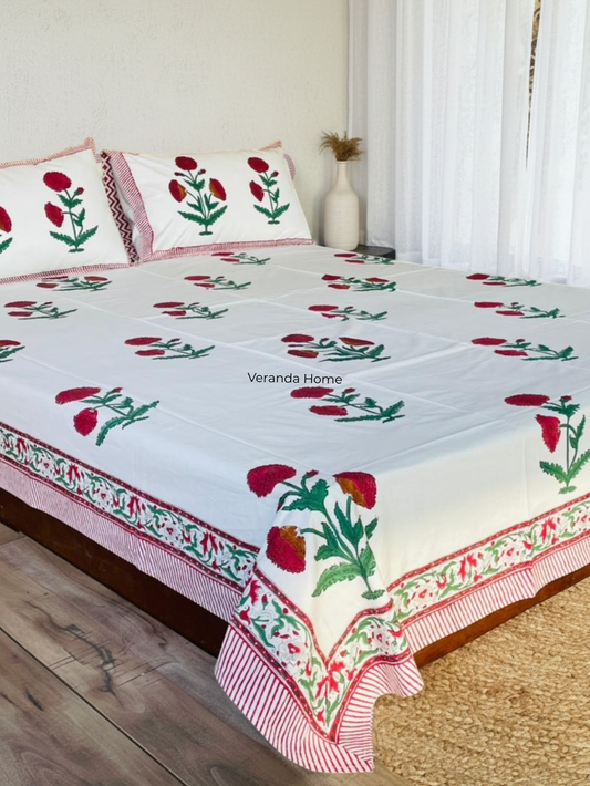 Red Poppy Bedsheet