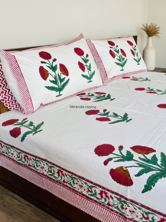 Red Poppy Bedsheet