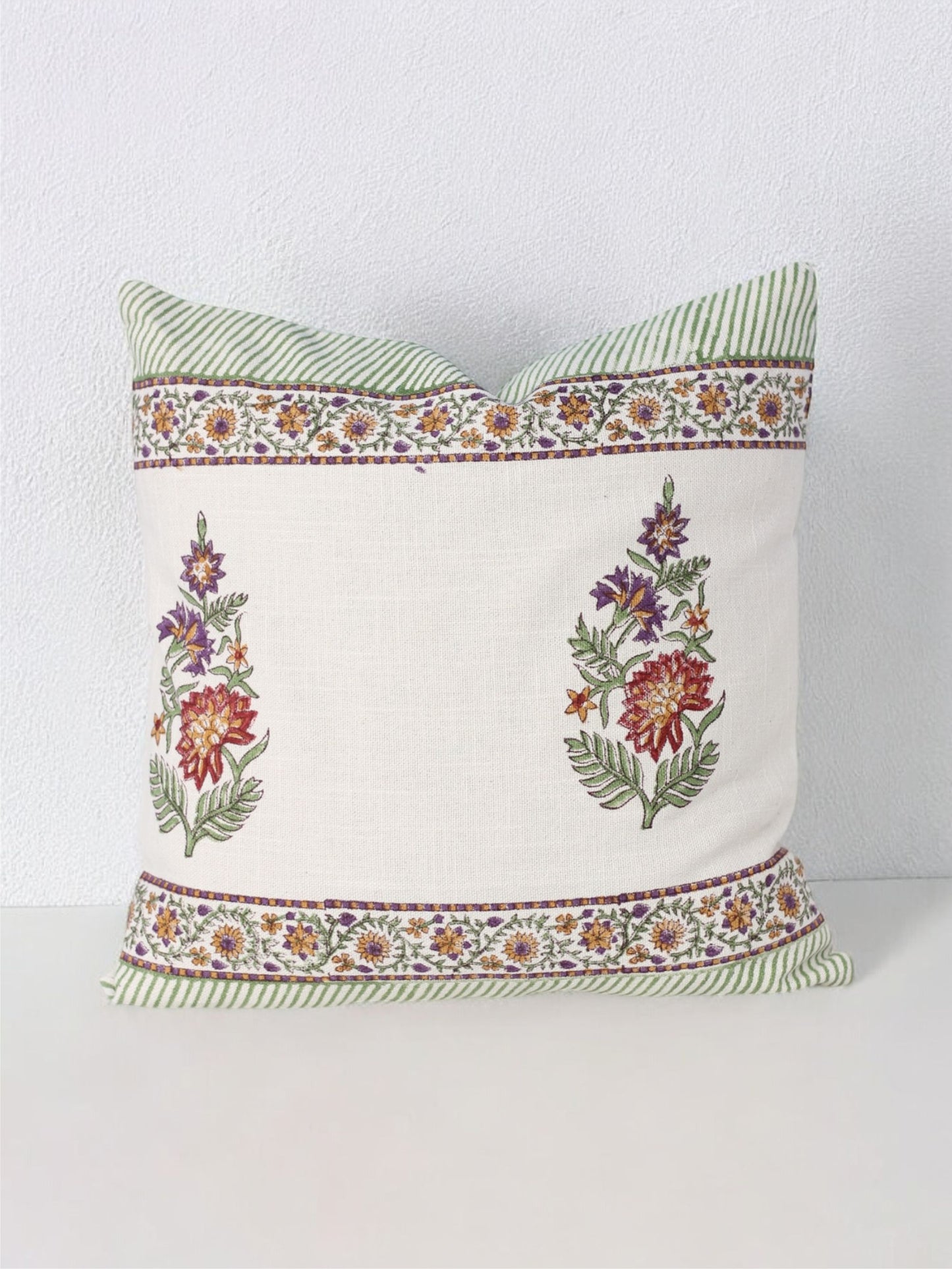 Floral Symphony Cushion Cover