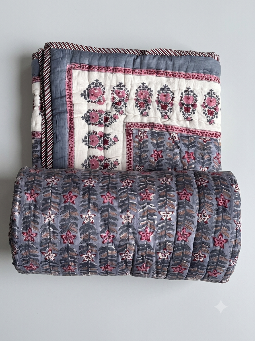 Bagh Print Cotton Quilt