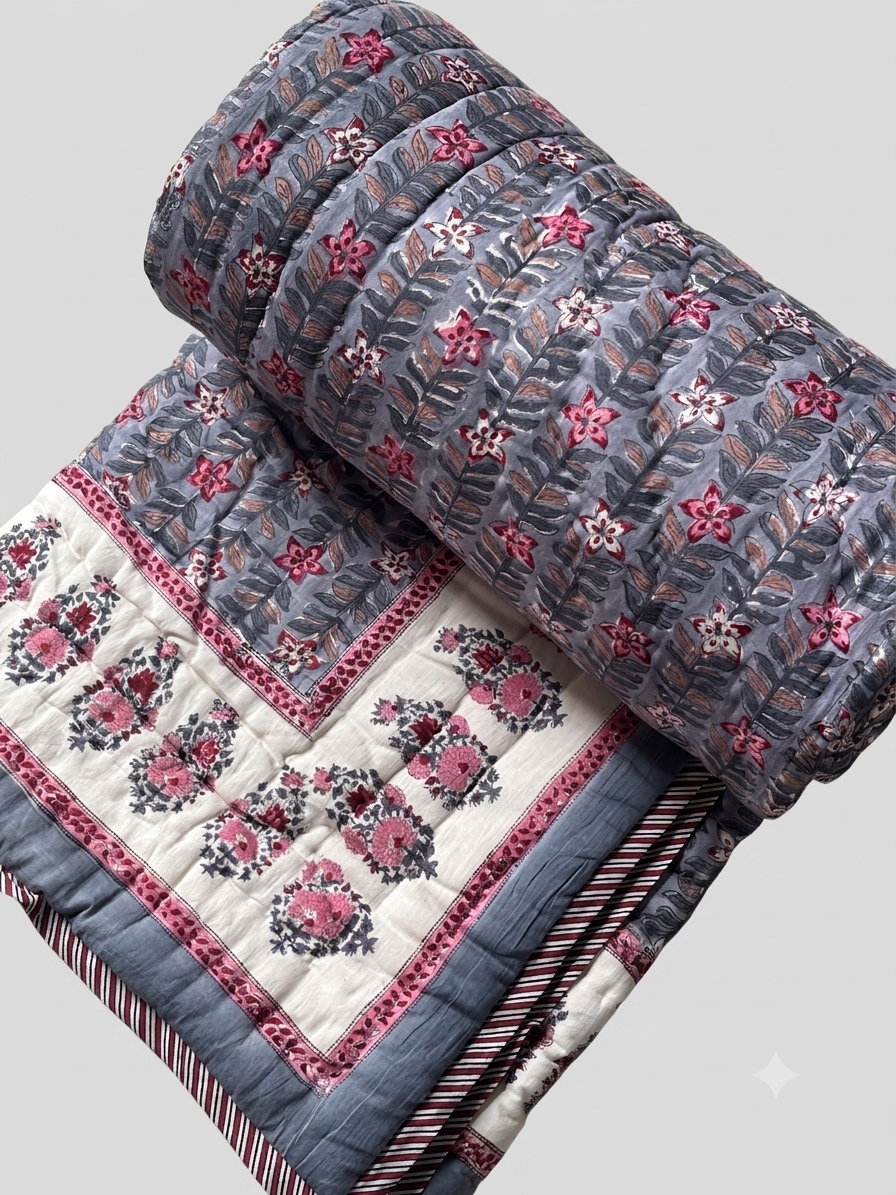 Bagh Print Cotton Quilt