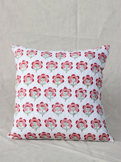 Rose Waffle Cushion Cover
