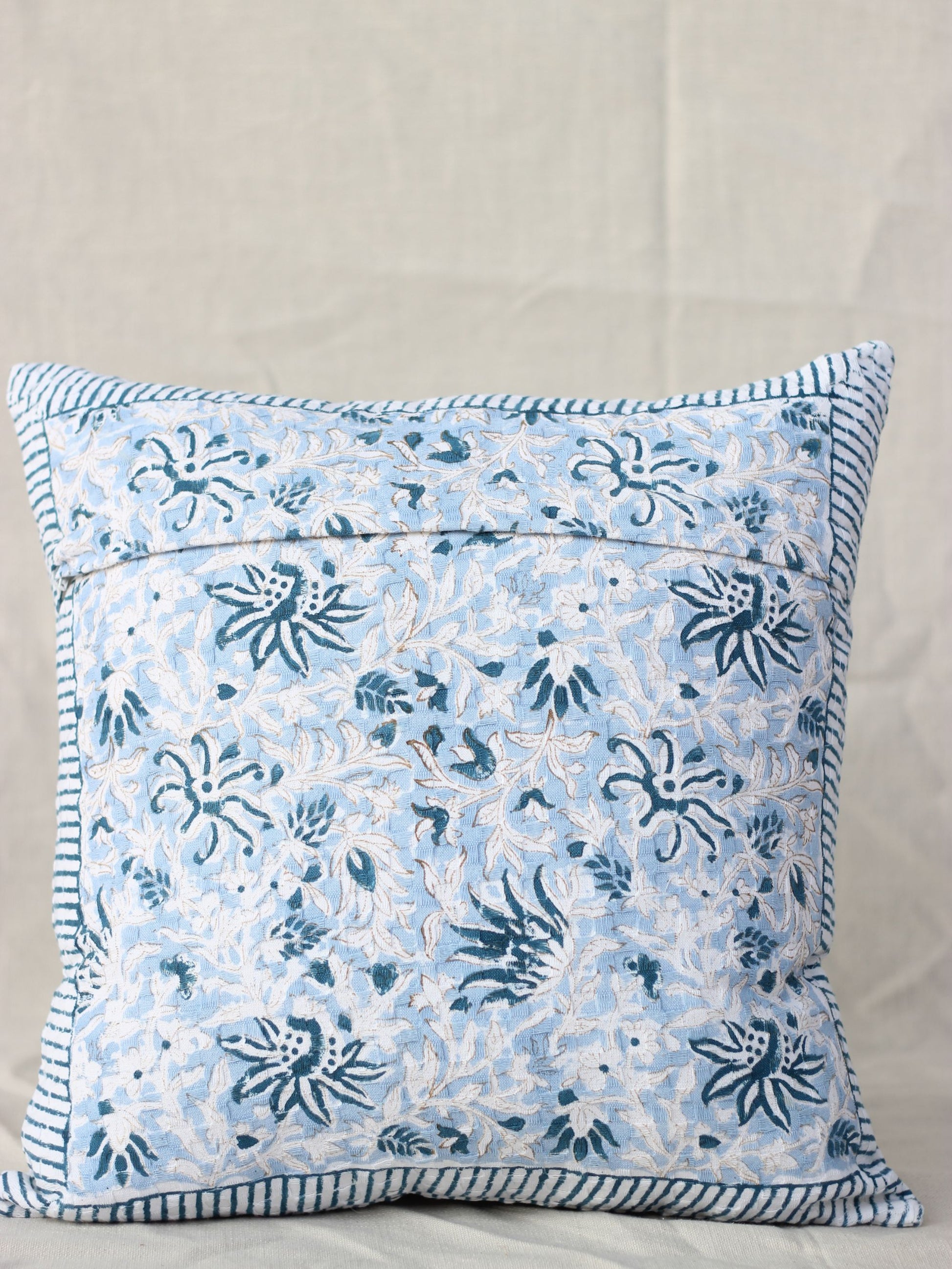 Midnight Blue Waffle Cushion Cover | Cotton Cushion cover