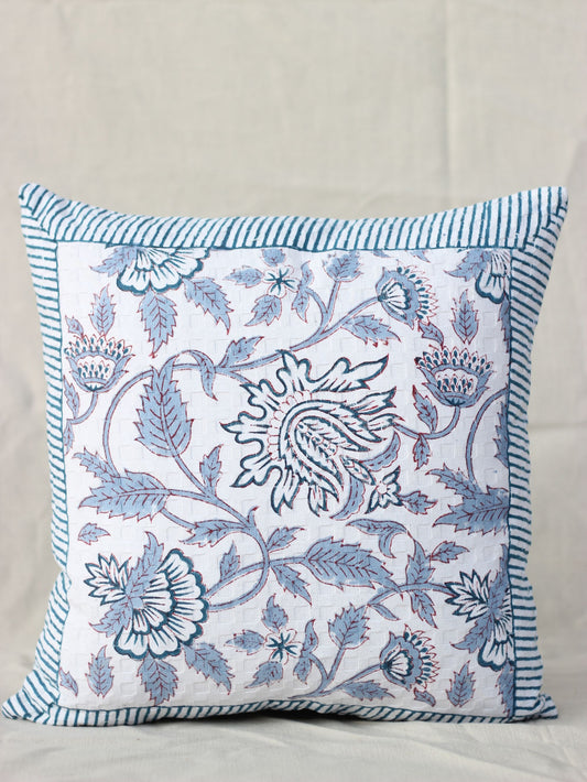 Midnight Blue Waffle Cushion Cover | Cotton Cushion cover