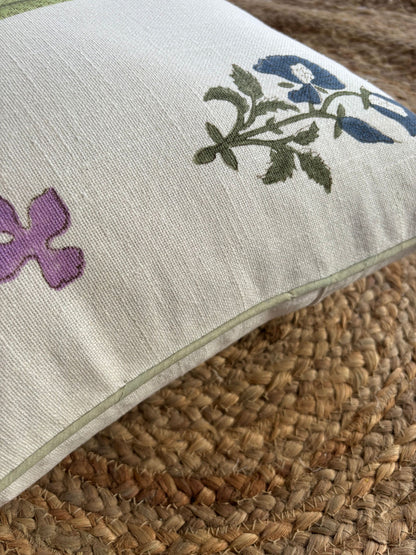 Floral Symphony Cushion Cover