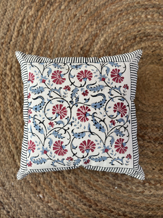 Floral cotton 16X16 cushion covers 