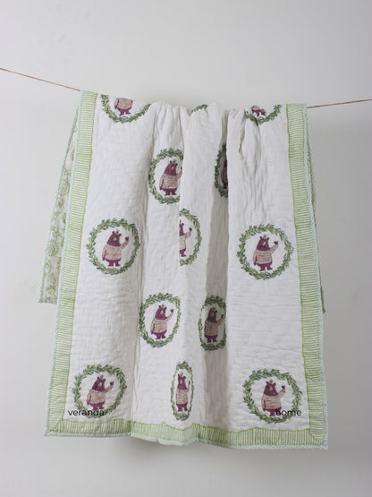 Polar Bear Baby Quilt