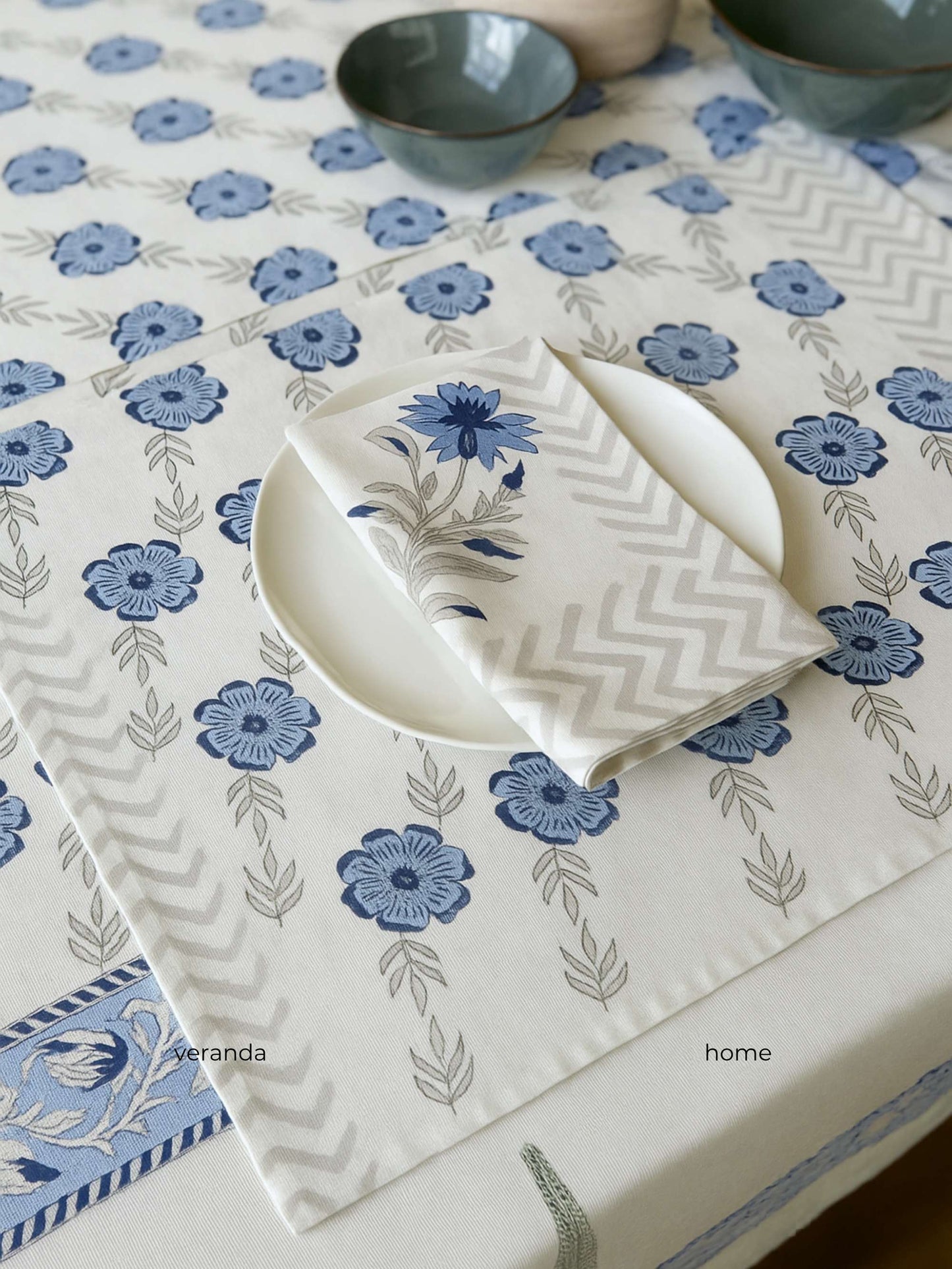 Aab-e-Gul Cotton Tablecloth
