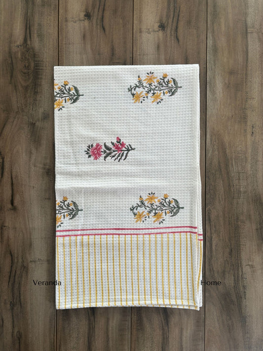Sunlit Bloom Bath Towel
