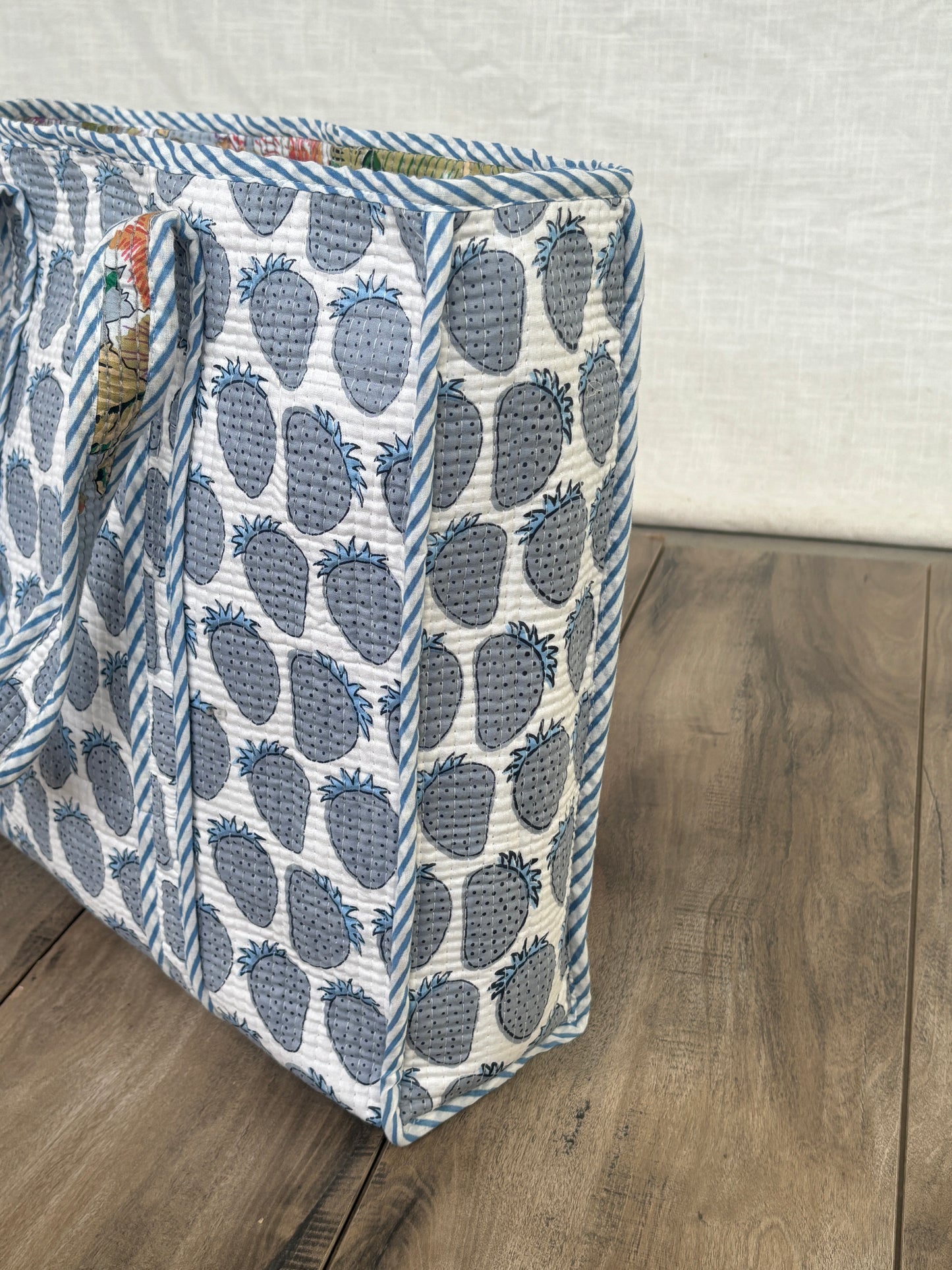 Blueberry Bagh Tote Bags