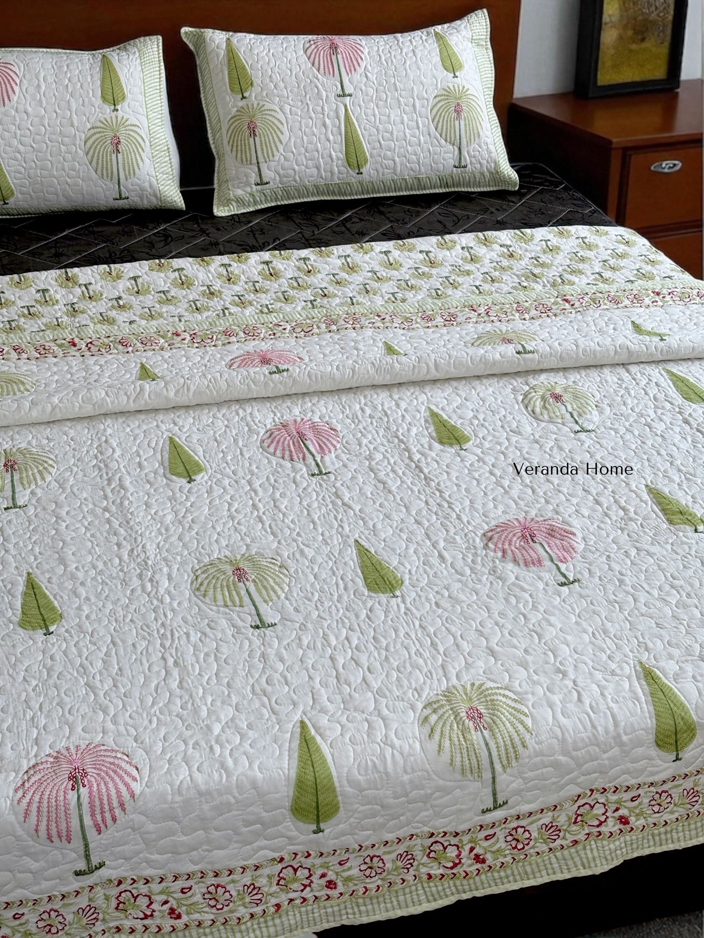 Taal Tarang Cotton Quilted Bedcover