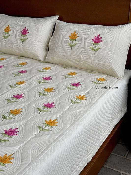 Kamalini Cotton Quilted Bedcover