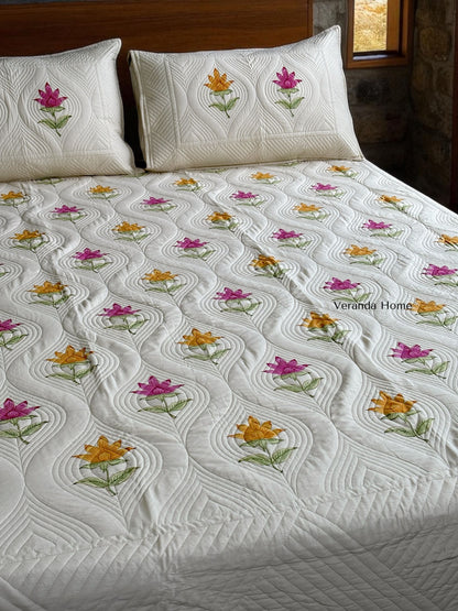 Kamalini Cotton Quilted Bedcover