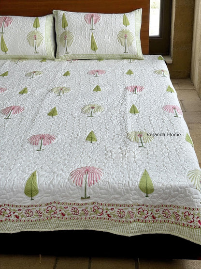 Taal Tarang Cotton Quilted Bedcover