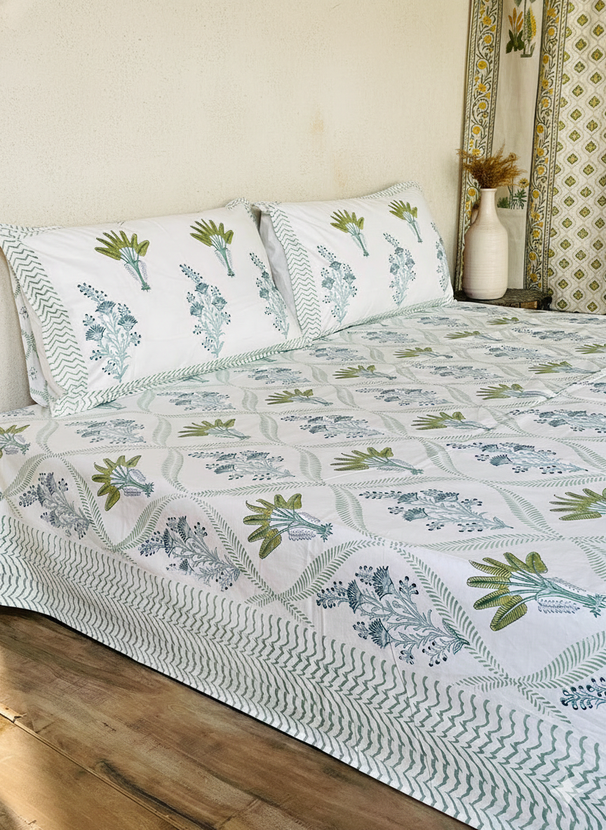 Block Print Bedsheet